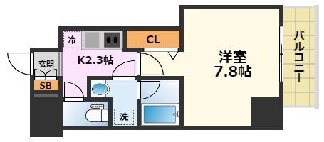E-city大須の物件間取画像
