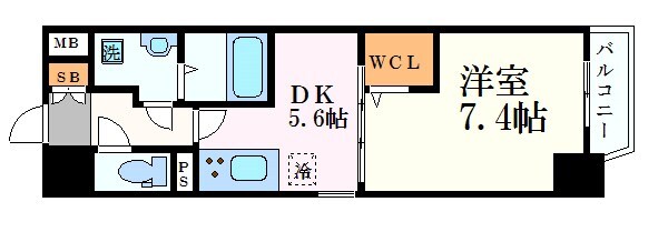 グランパークタワーの物件間取画像