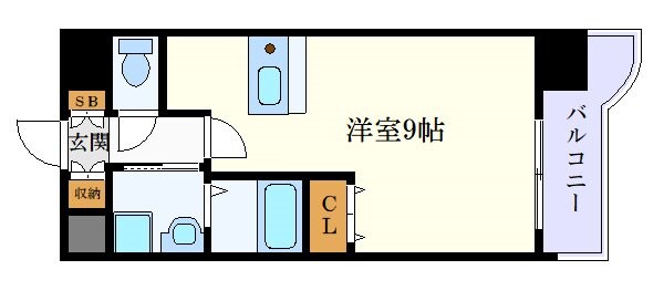 プレサンス名古屋駅前の物件間取画像