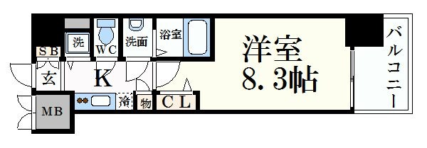 プレサンス錦ラウムの物件間取画像