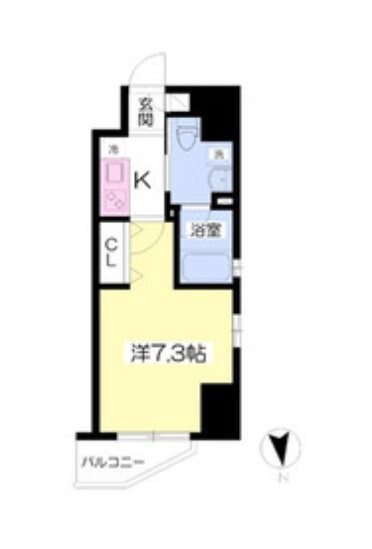カレント今池の物件間取画像
