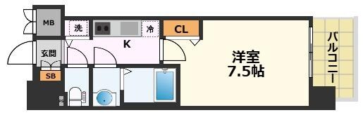 プレサンス大須観音の物件間取画像