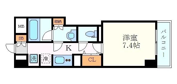 スリーアイランドタワー千種の物件間取画像