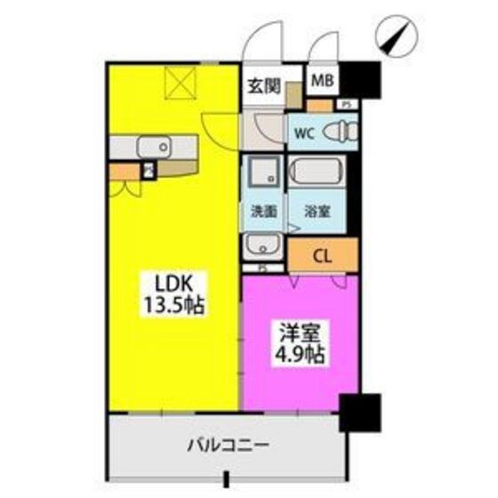 ベルカンパーニュの物件間取画像