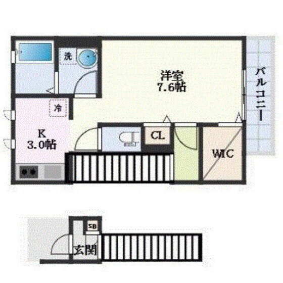 井尻駅 徒歩14分 2階の物件間取画像