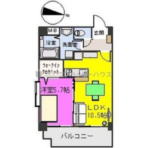 グリーン　フォレストの物件間取画像