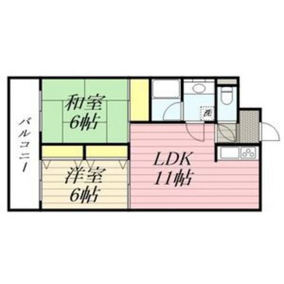 リバティ館の物件間取画像