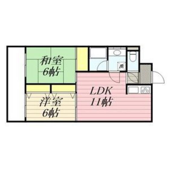 リバティ館の物件間取画像