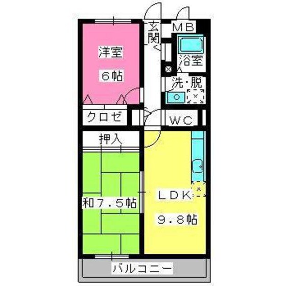 アバンダントTOUの物件間取画像