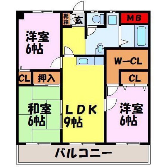 物件間取画像