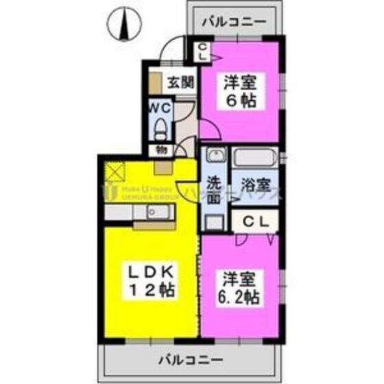 物件間取画像