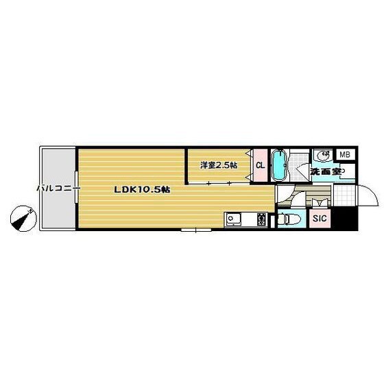 LIFEFIELD銀天町の物件間取画像