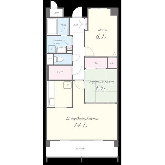 セピアコート博多南の物件間取画像