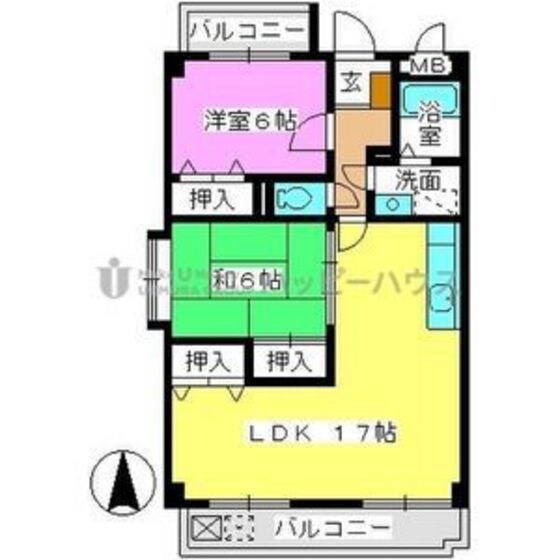 物件間取画像