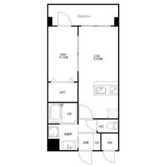 ラシュール・イン寺塚の物件間取画像