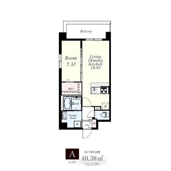 フランディオール桜並木の物件間取画像