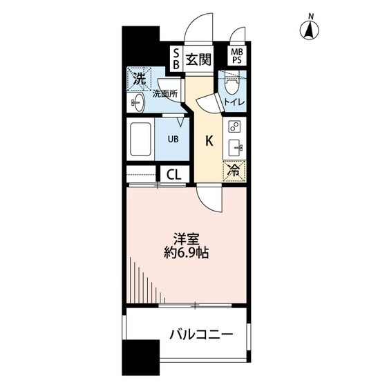 サヴォイ　テンジンクォーターの物件間取画像