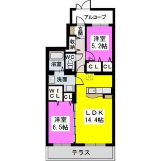 パークストリームの物件間取画像