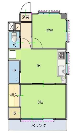 アルファマンションの物件間取画像