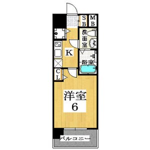LUMINOUS桜川の物件間取画像