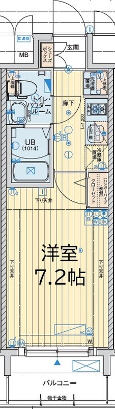 エグゼ大阪DOME CITYグレイスの物件間取画像