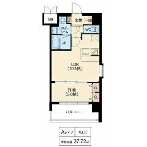 スプランディッド梅田北の物件間取画像