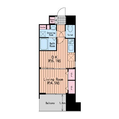 エスキュート梅田中崎町の物件間取画像