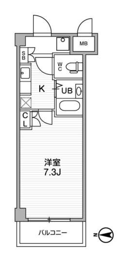 アーデン森之宮の物件間取画像