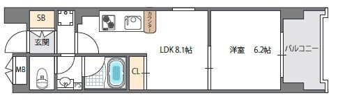 コンソラーレ東野田の物件間取画像