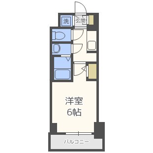 S-RESIDENCE南堀江の物件間取画像
