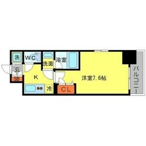 アーデン堺筋本町の物件間取画像