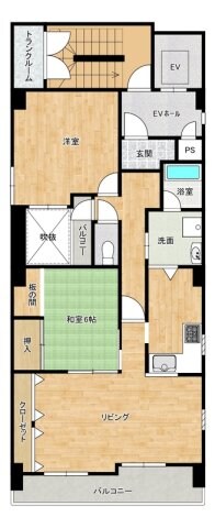 パレ都島の物件間取画像