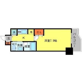 アーデン堺筋本町の物件間取画像