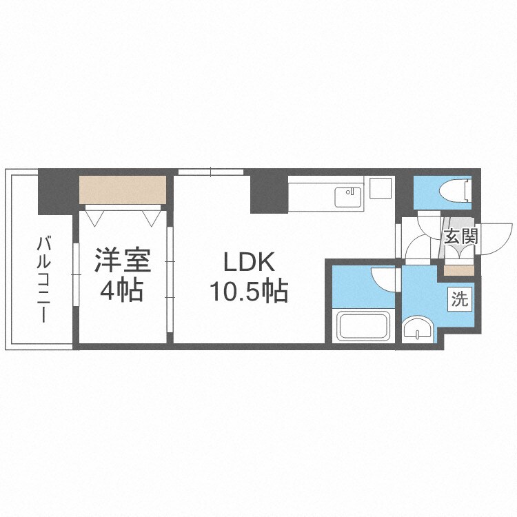 スペランツァ十三東の物件間取画像