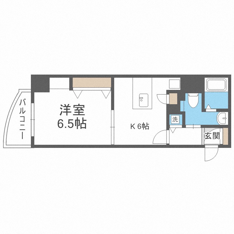 インボイス難波南レジデンスの物件間取画像
