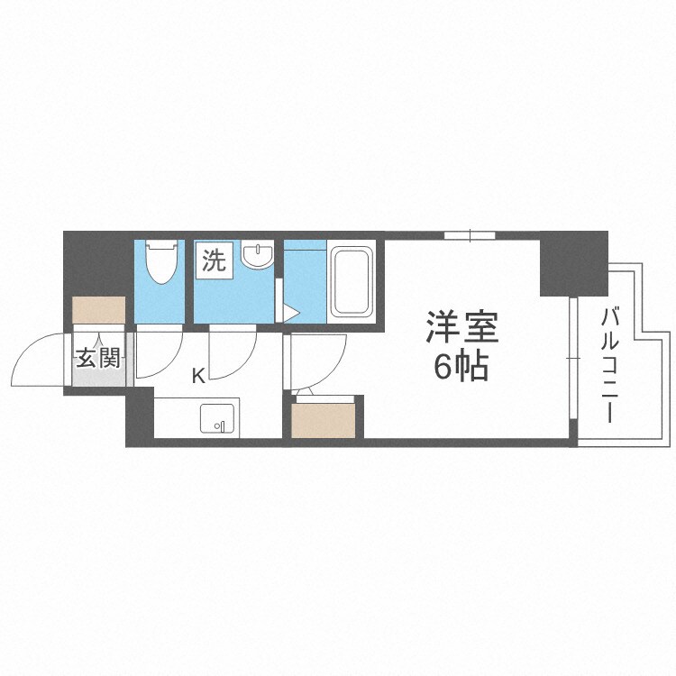 エスリード大阪ドームCERCAの物件間取画像