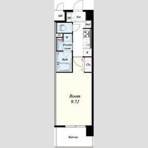 ラルシェパルク新大阪の物件間取画像