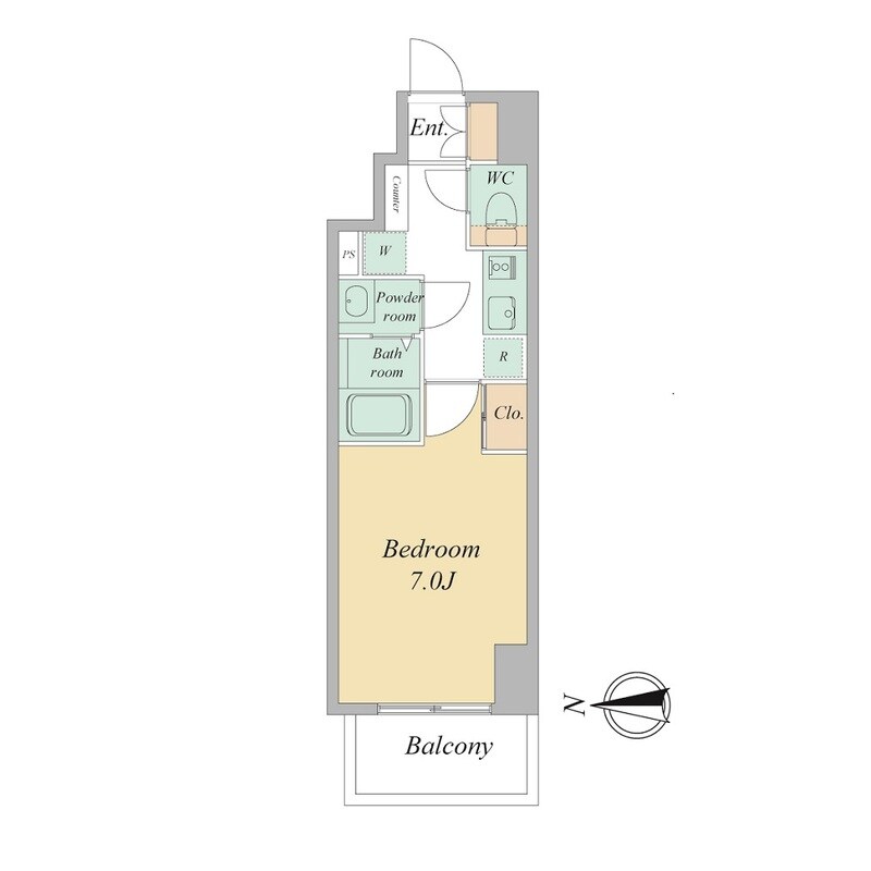 リヴェント森ノ宮の物件間取画像