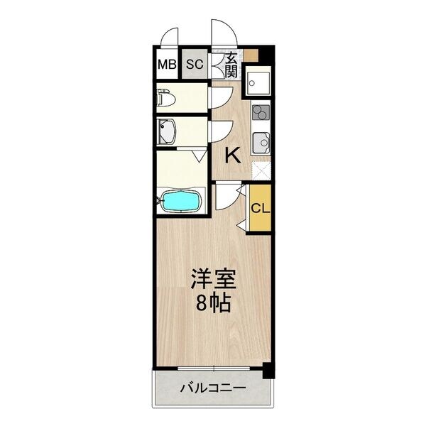 スプランディッド新大阪EASTの物件間取画像