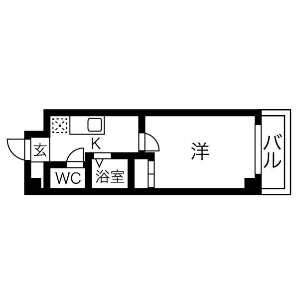 パークハウスナンバの物件間取画像