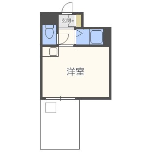 サンキャドマスMinami・堀江の物件間取画像