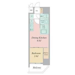 ソルテラス四天王寺前夕陽ヶ丘の物件間取画像