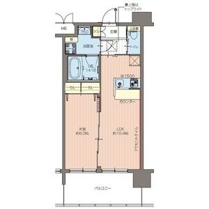 ディームス福島の物件間取画像