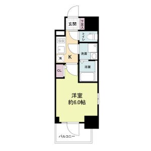 エスリードレジデンス大阪ウエストコートの物件間取画像