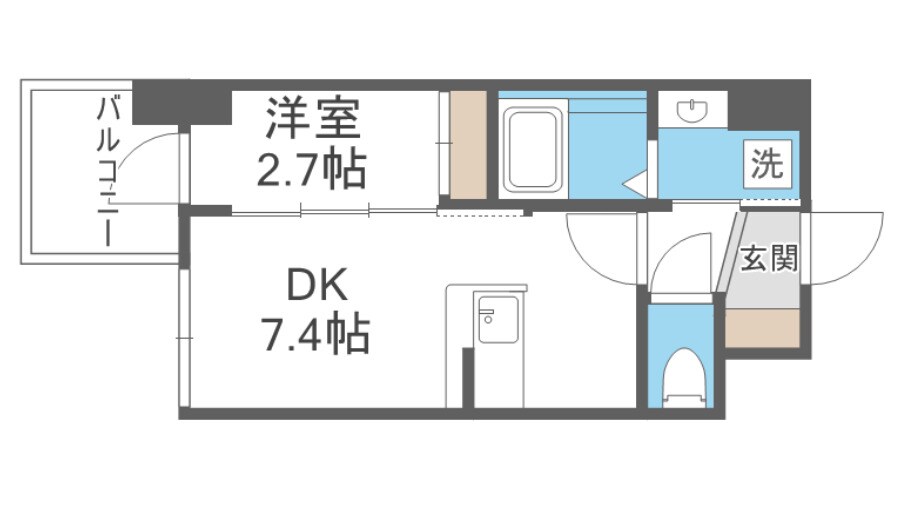 セレニテ日本橋エクラの物件間取画像