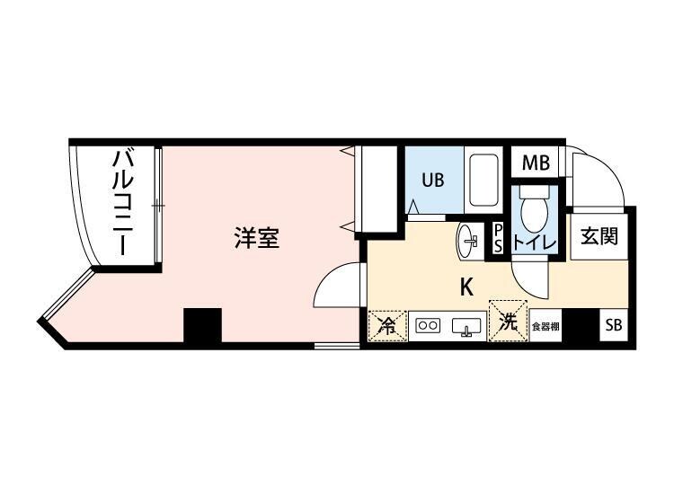 ラフォンテ阿波座の物件間取画像