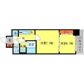 SERENiTE本町エコートの物件間取画像