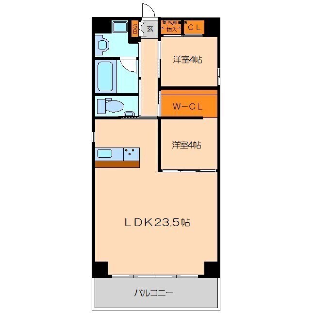 TROVE TANIMACHIの物件間取画像