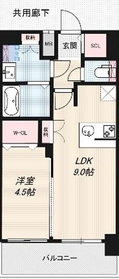 ベイサイドパークOSAKAサウスレジデンシスの物件間取画像