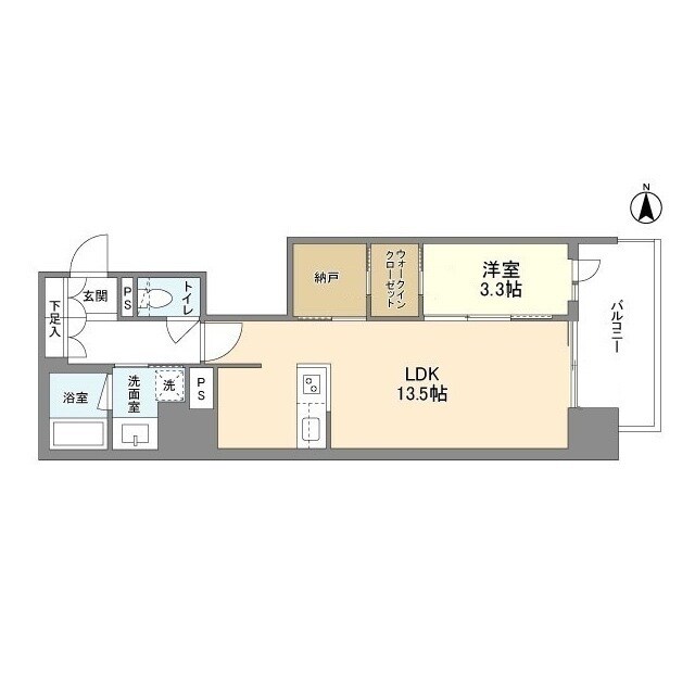 RJRプレシア南堀江の物件間取画像